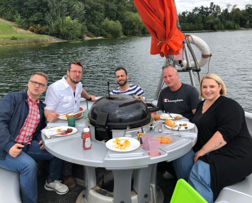 Grillen auf dem Wasser